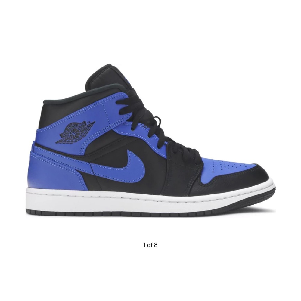Air Jordan 1 Mid 'Hyper Royal' 2021 worn  twice!